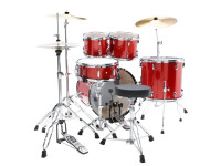 Tama T52H6-CDS Stagestar 5-Piece Drum Kit w/ Hardware+Throne, Candy Red Sparkle Tama T52H6-CDS Stagestar 5-Piece Drum Kit w/ Hardware+Throne, Candy Red Sparkle